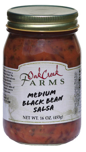 (image for) 16 oz. Medium Black Bean Salsa